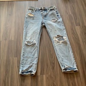 Recently purchased, worn only once.. mom jean!